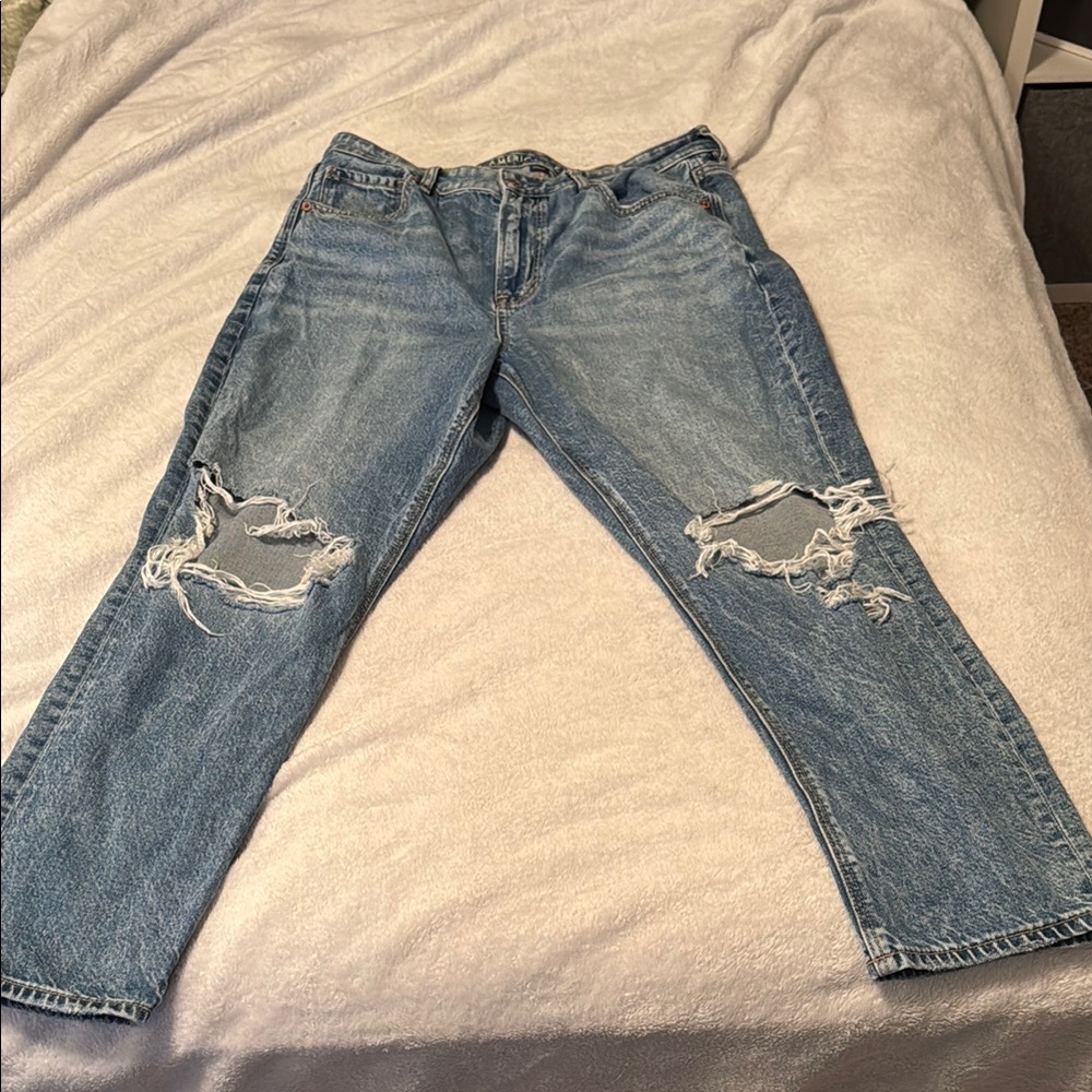 American Eagle Outfitters Light Blue Denim Shorts